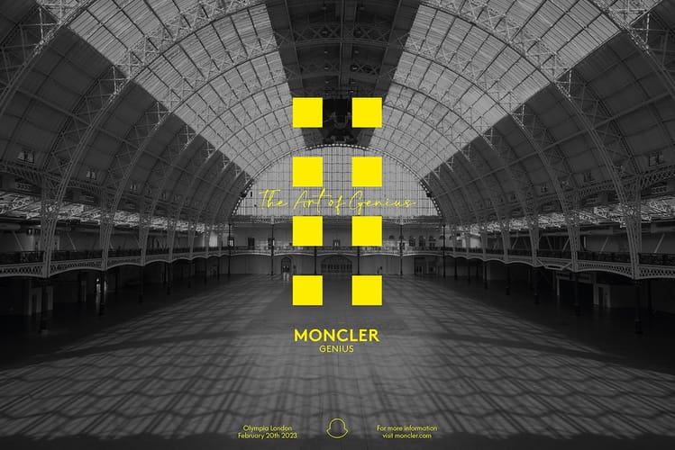 Moncler 將於倫敦時裝周舉辦 2023「THE ART OF GENIUS」大秀