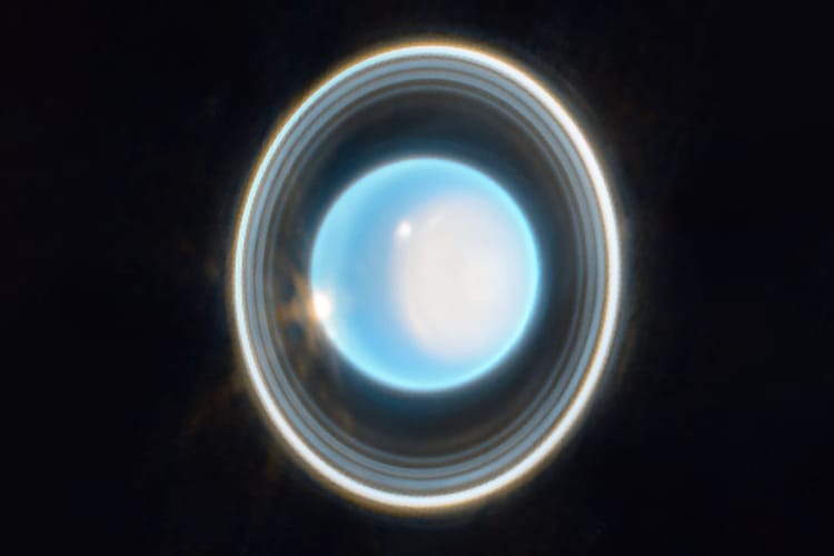 ジェームス・ウェッブ宇宙望遠鏡の捉えた天王星の新たな画像が公開